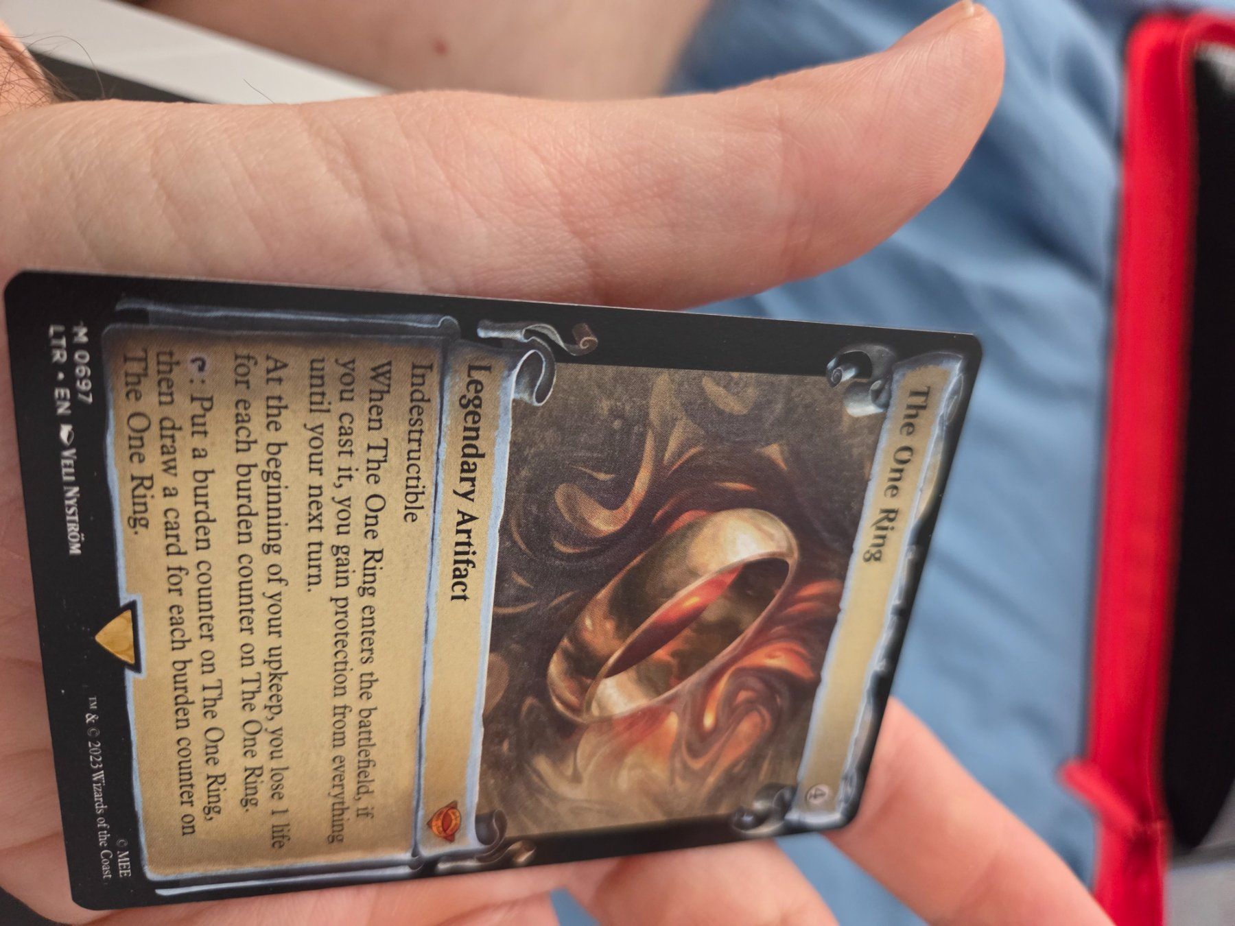 Magic The Gathering Carte collezionabili: Magic the gathering lotr scroll "The one Ring" – Usato da Basel venduto da _Mace_ 2