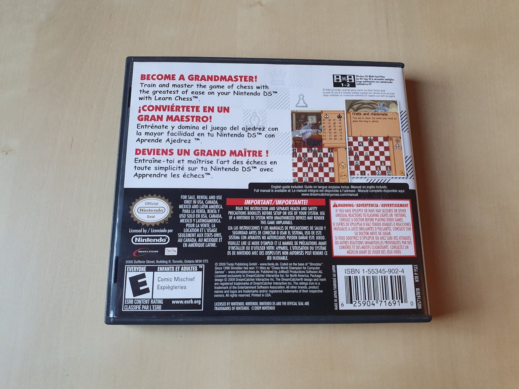 Nintendo Jeux: Learn Chess US Version – D'occasion à Stansstad par collectorsshop 1