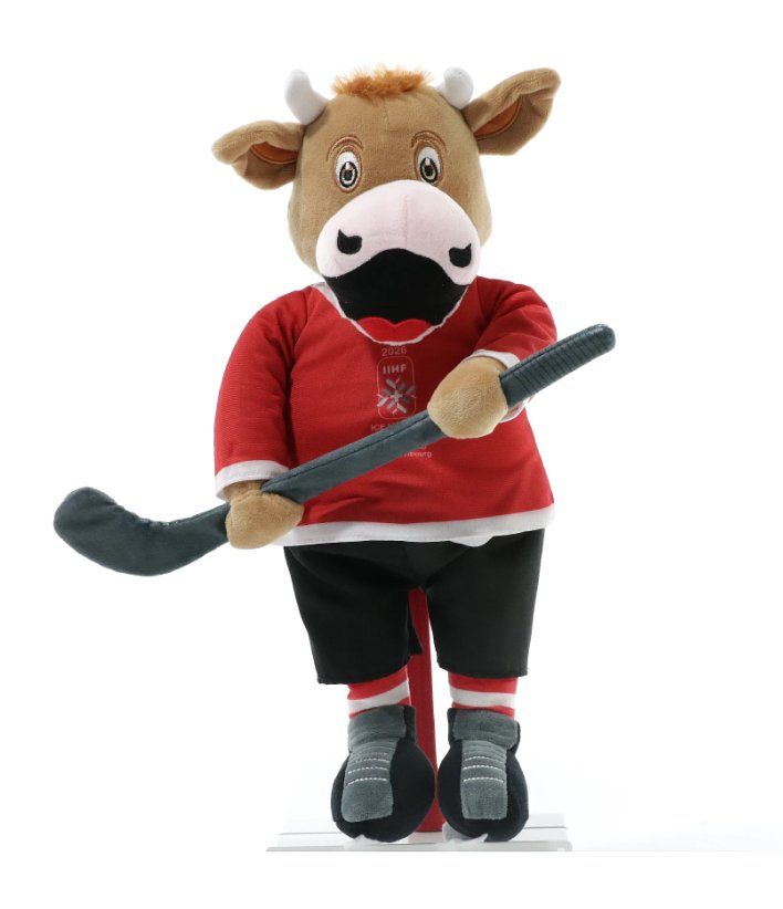 Statuette: 2026 IIHF WM Maskottchen Cooly – Nuovo e nell'imballaggio originale da Embd venduto da Double_F