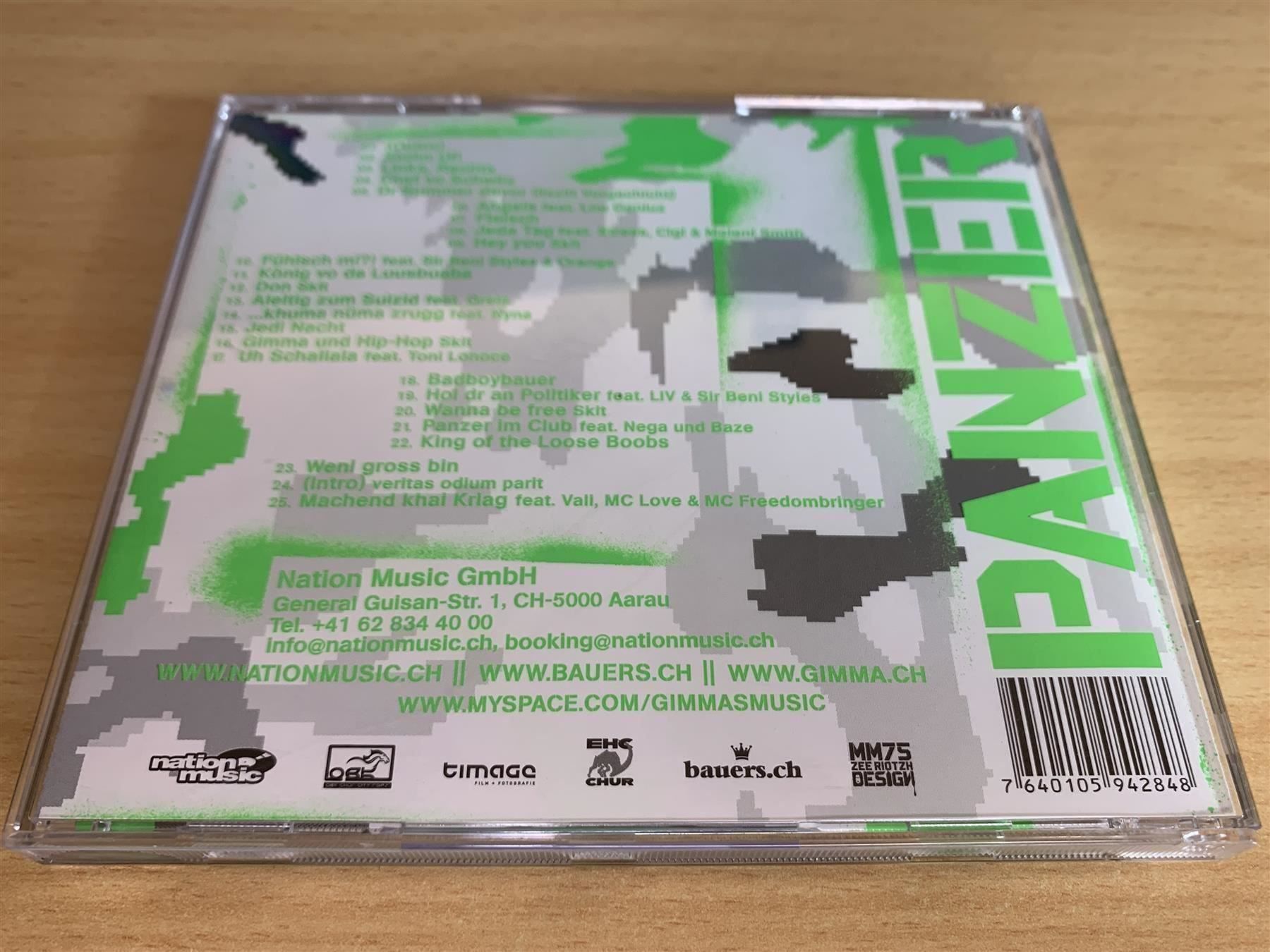 CD: Gimma – Panzer – Usato da Rikon im Tösstal venduto da Alpenmutz 1