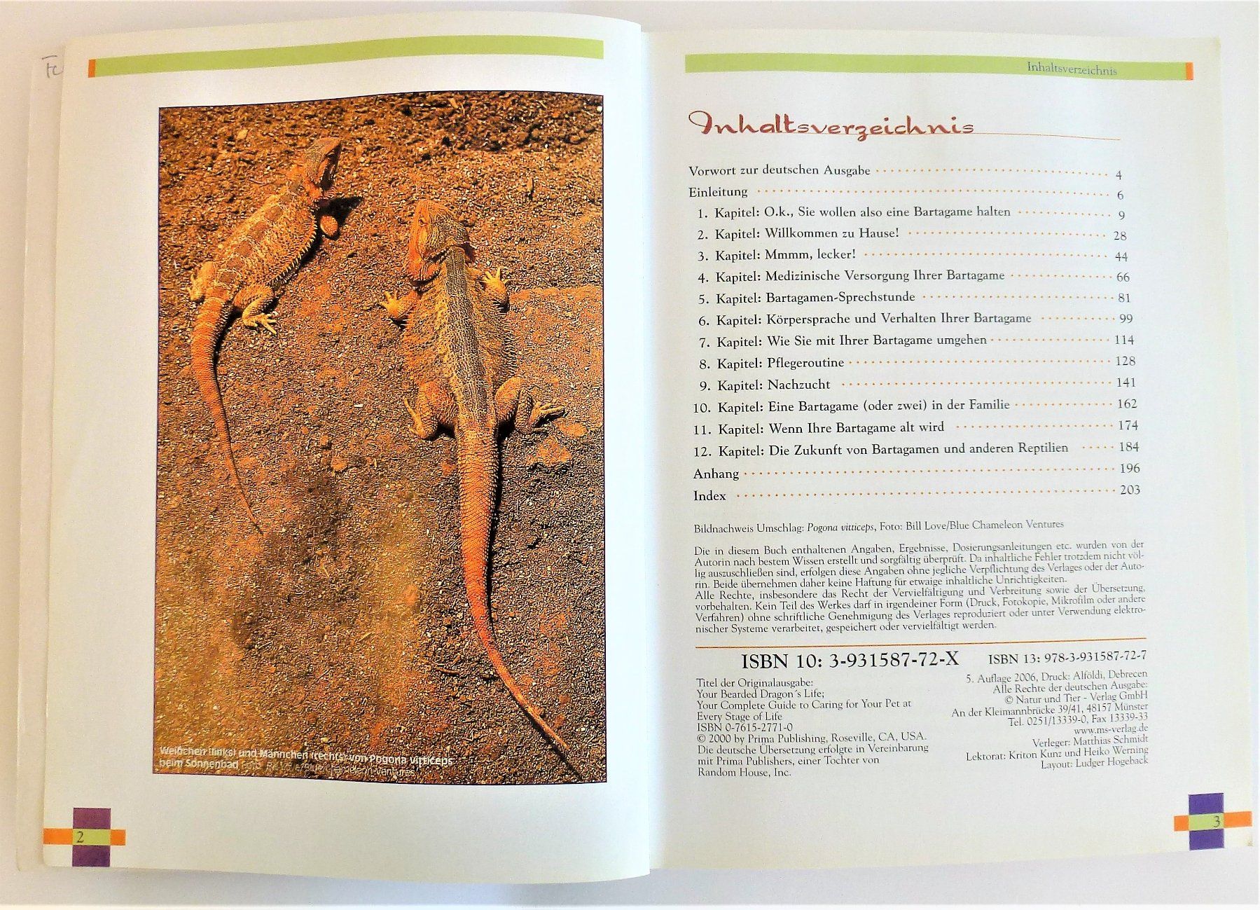 Bücher: Buch Leben mit Bartagamen "Liz Palika" – Gebraucht aus Murgenthal von B.StM 4