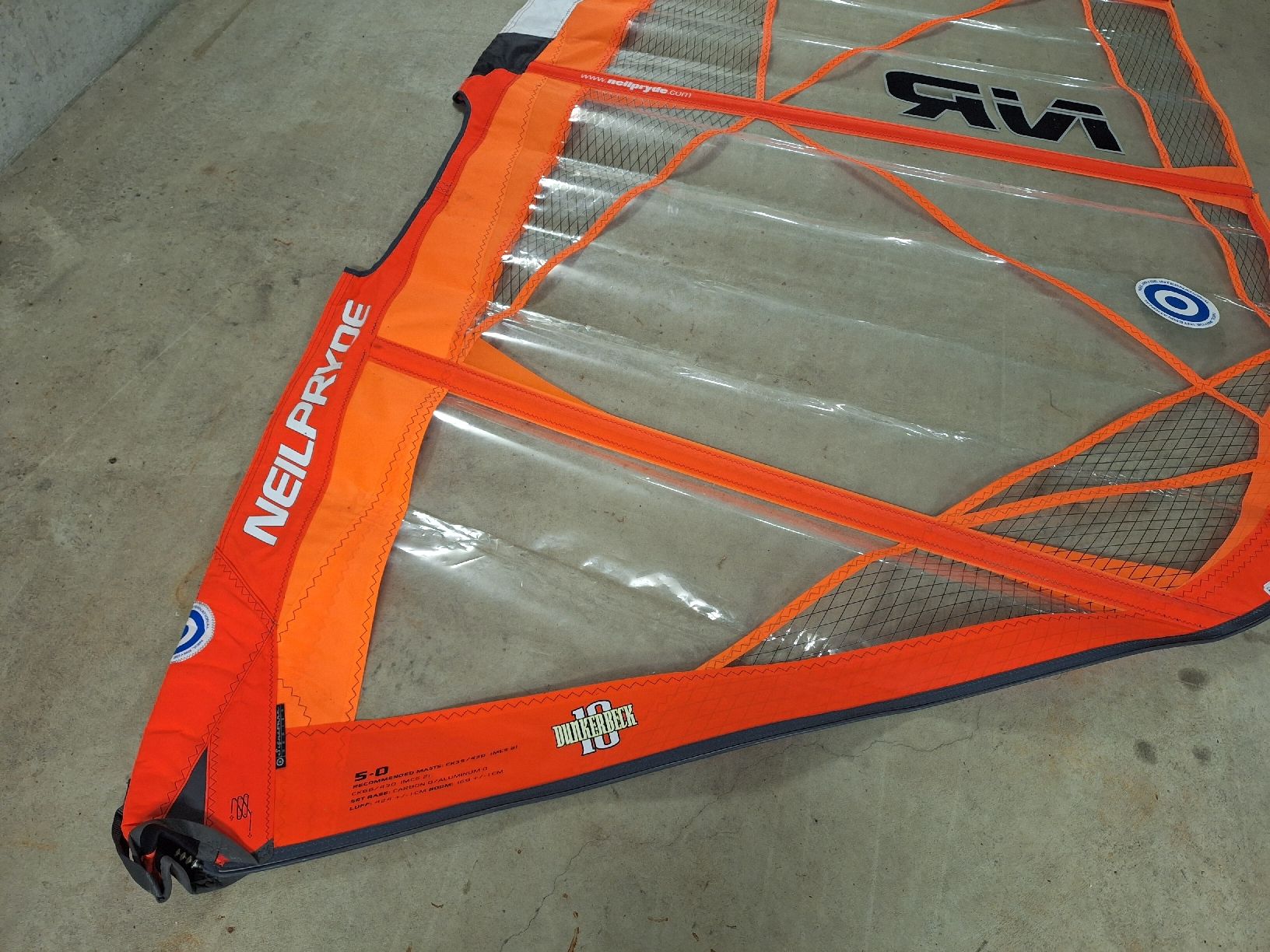 Surf: Windsurf Segel Neil Pryde Dunkerbeck 10  5.0 – D'occasion à Winterthur par yy1 1