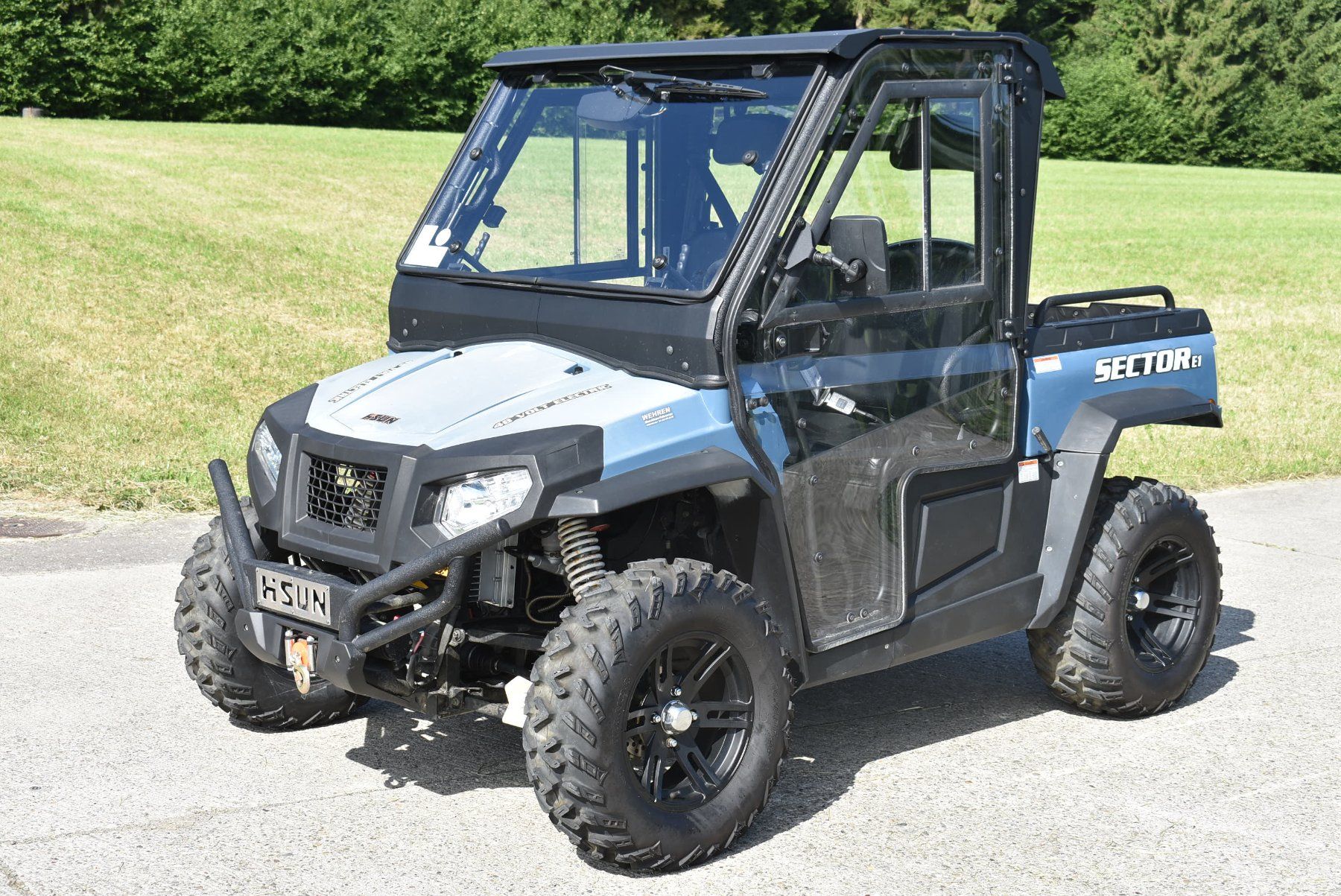 Quads: HISUN Sector E1 Elektro 4x4 – D'occasion à Sempach-Station par dragster410 2