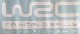 WRC FIA WORLD RALLY CHAMPIONSHIP Aufkleber