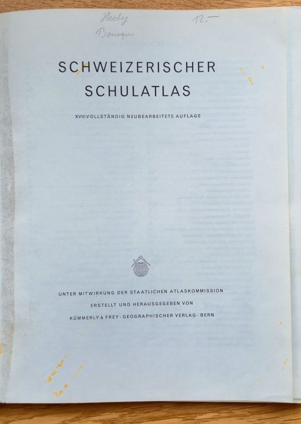 Libri: Schweizer Schulatlas – Usato da Rothenburg venduto da Ajax111 1