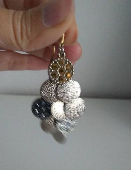 Orecchini pendenti & Orecchini a lobo: Elegant Multi-Stone Disc Dangle Earrings! – Usato da Dübendorf venduto da LoRi-2026 1