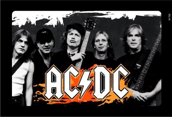Insegne: Blechschild-AC/DC-Gruppenfoto – Nuovo e nell'imballaggio originale da Rupperswil venduto da big-one-sale