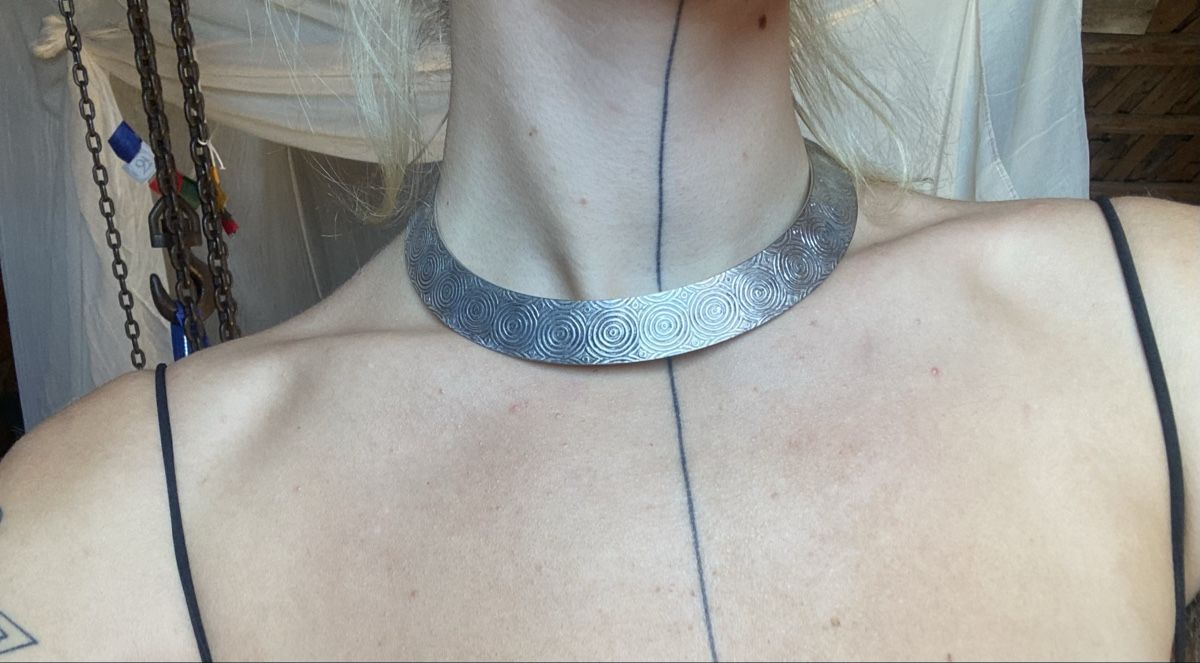 Catenine: Metall Kette Choker – Usato da Rehetobel venduto da Norea69
