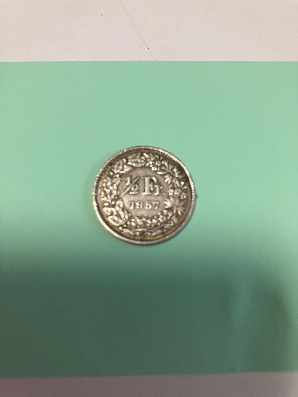 Alle Münzen: 1 x -.50 Rp   1957 – Gebraucht aus Bättwil von Profi44