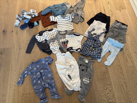 Babykleider-Paket Gr 50/56, 19 Artikel