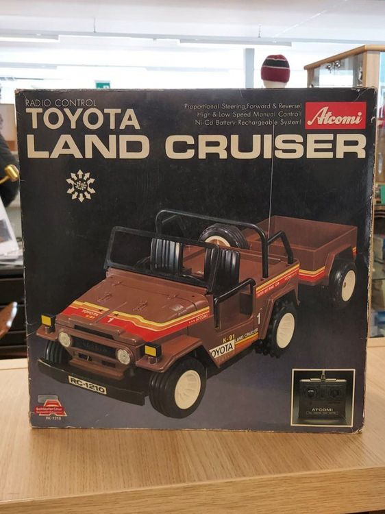 Rc 1/10 Marui Toyota Land Cruiser Super Wheelie Bleu Vintage Robbe