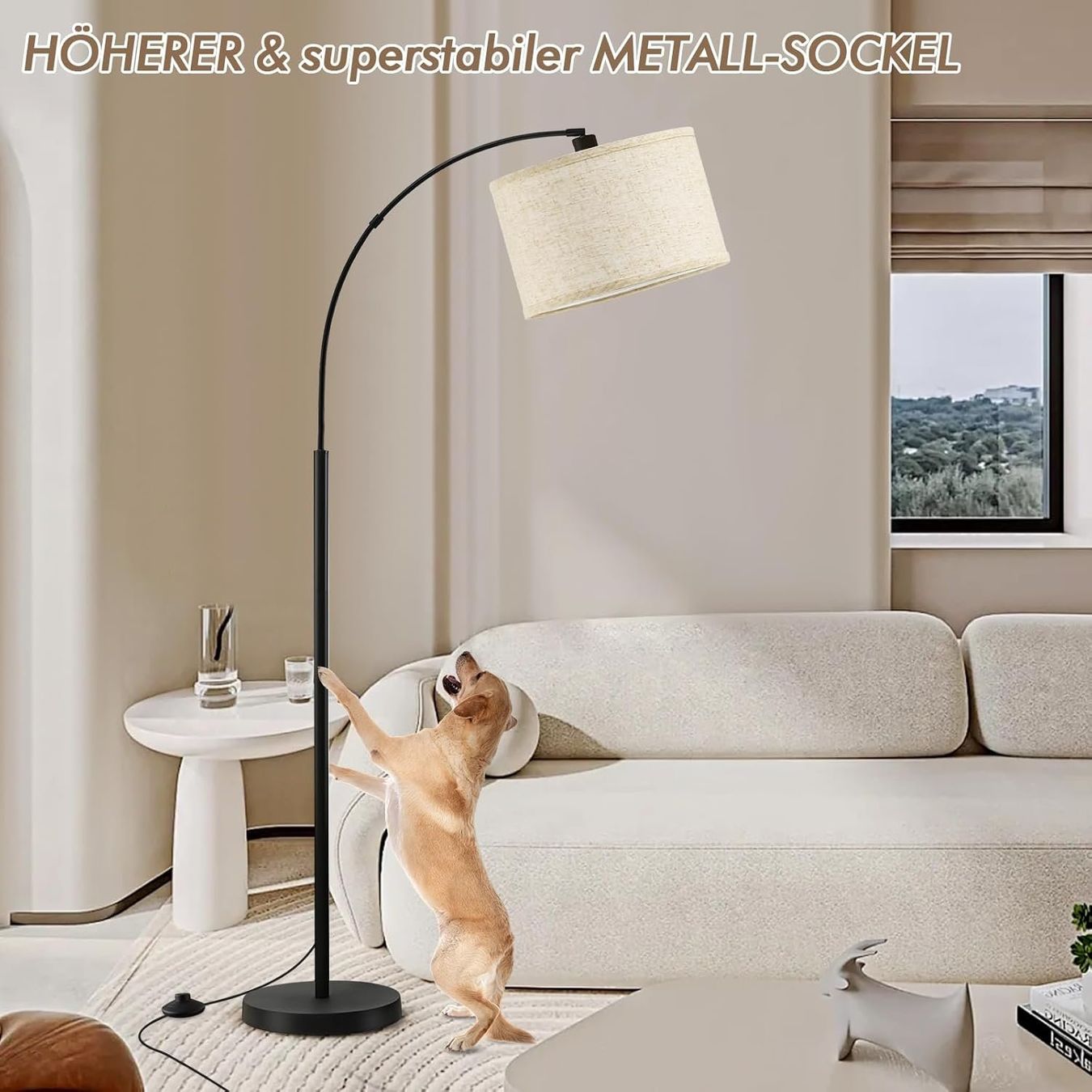 Lampade: Stehlampe Bogenlampe 161 cm 3 Farbtemperaturen LED – Nuovo e nell'imballaggio originale da Zürich venduto da jasminleut 6