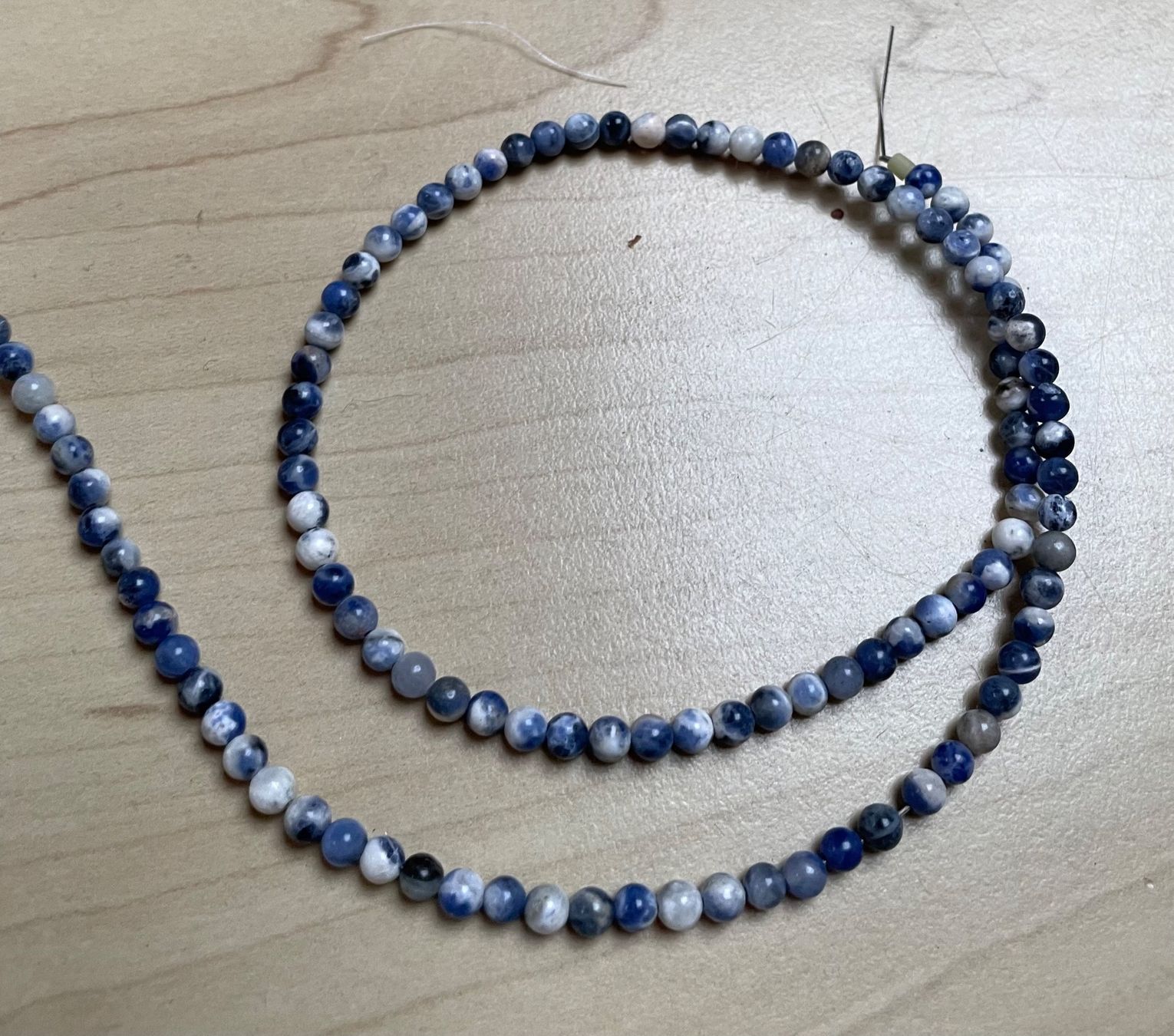 Ketten: Sodalit top Strang  extra lang!   herzige Kette  Sodalithe – Neu und originalverpackt aus Leuggern von gemshow 5