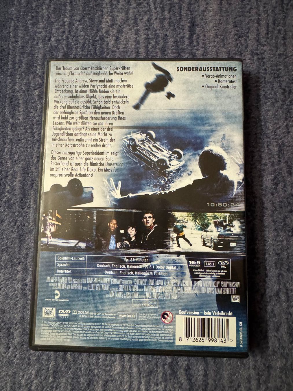 Tutti i DVDs: DVD Chronicle – Usato da Winterthur venduto da Malve00 1