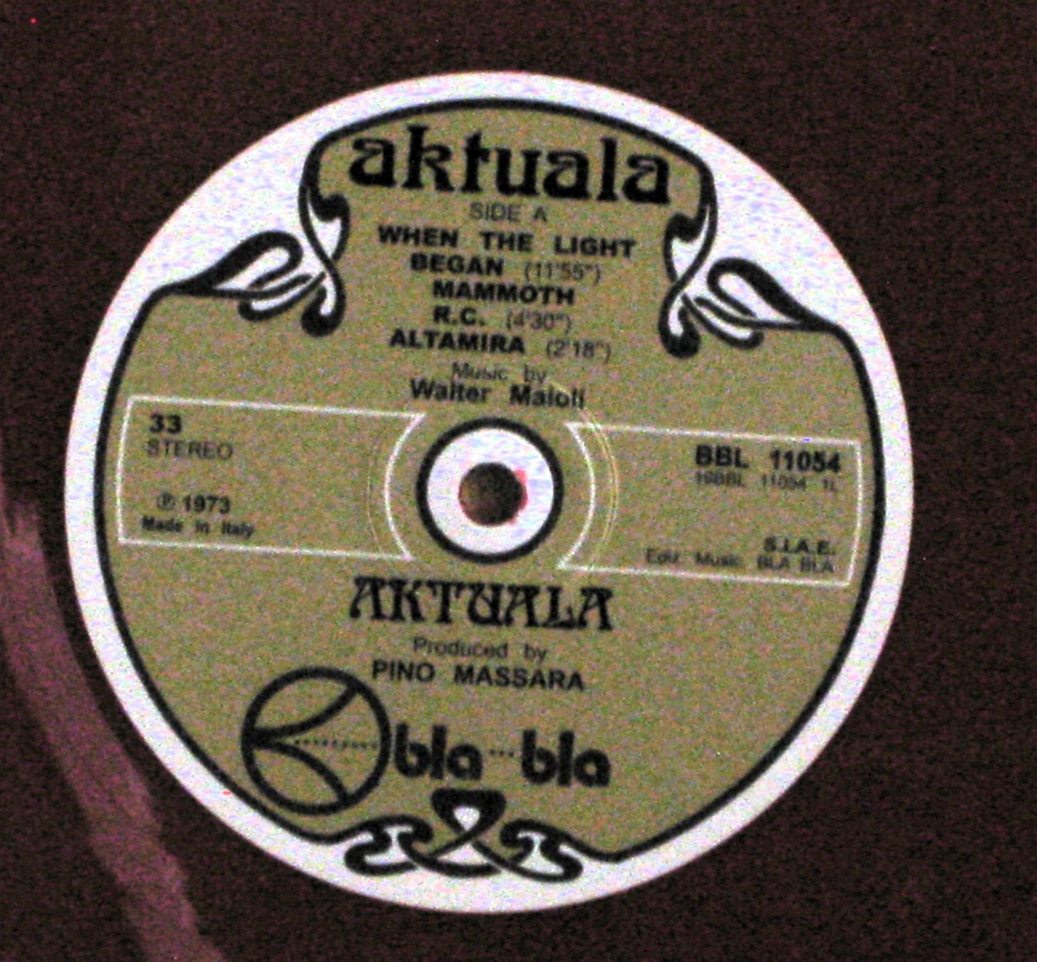 Dischi in vinile: LP Aktuala, same (1973) RE, Red Vinyl – Usato da Derendingen venduto da Masterhall 4