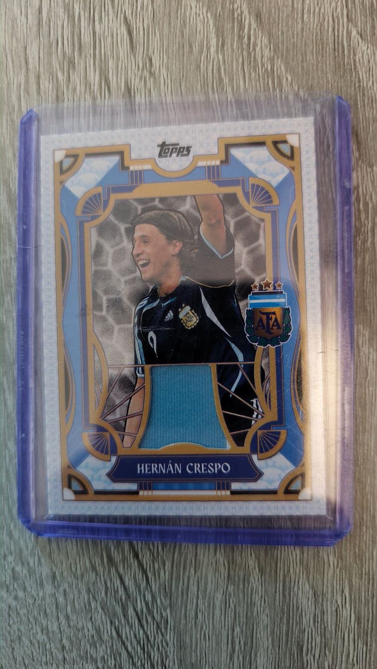 Topps Sammelbilder & Trading cards: Topps Argentinien Set 2024 Hernan Crespo mit Patch – Gebraucht aus St. Gallen von RudyundFloydCards