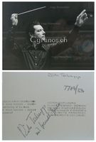 Räto Tschupp (1929-2002) Dirigent - Autogramm