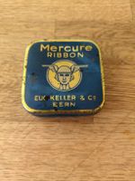 antike Blechdose Mercure Ribbon Euckeller & Co Bern 