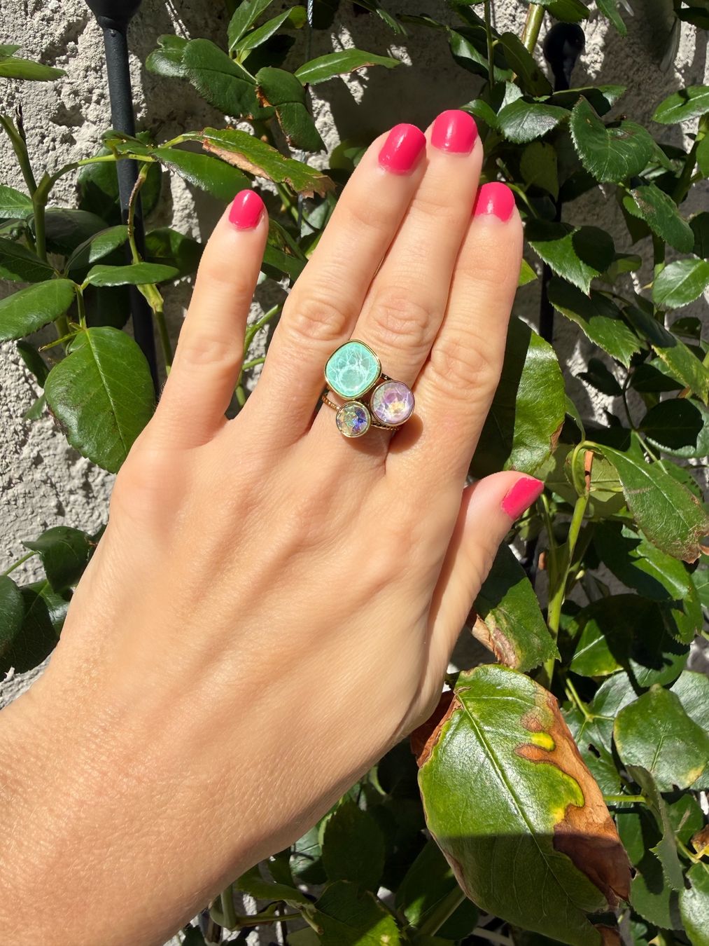 Anelli: Bague Pastel en acier inoxydable – Nuovo e nell'imballaggio originale da St-Maurice venduto da Sandrinette123 2