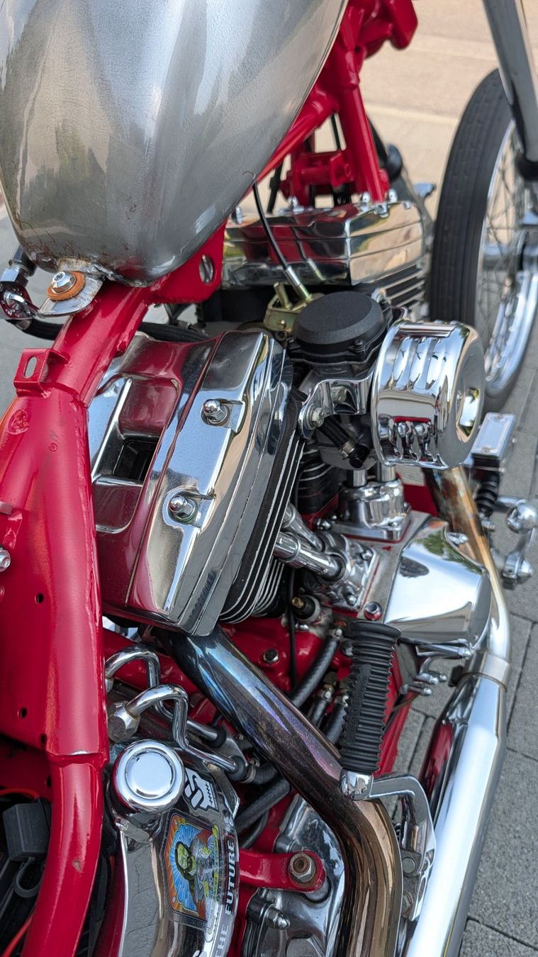 Harley-Davidson Chopper: Harley-Davidson FXST Softail Oldschool Longfork Chopper – Gebraucht aus Mauensee von Nd0 5
