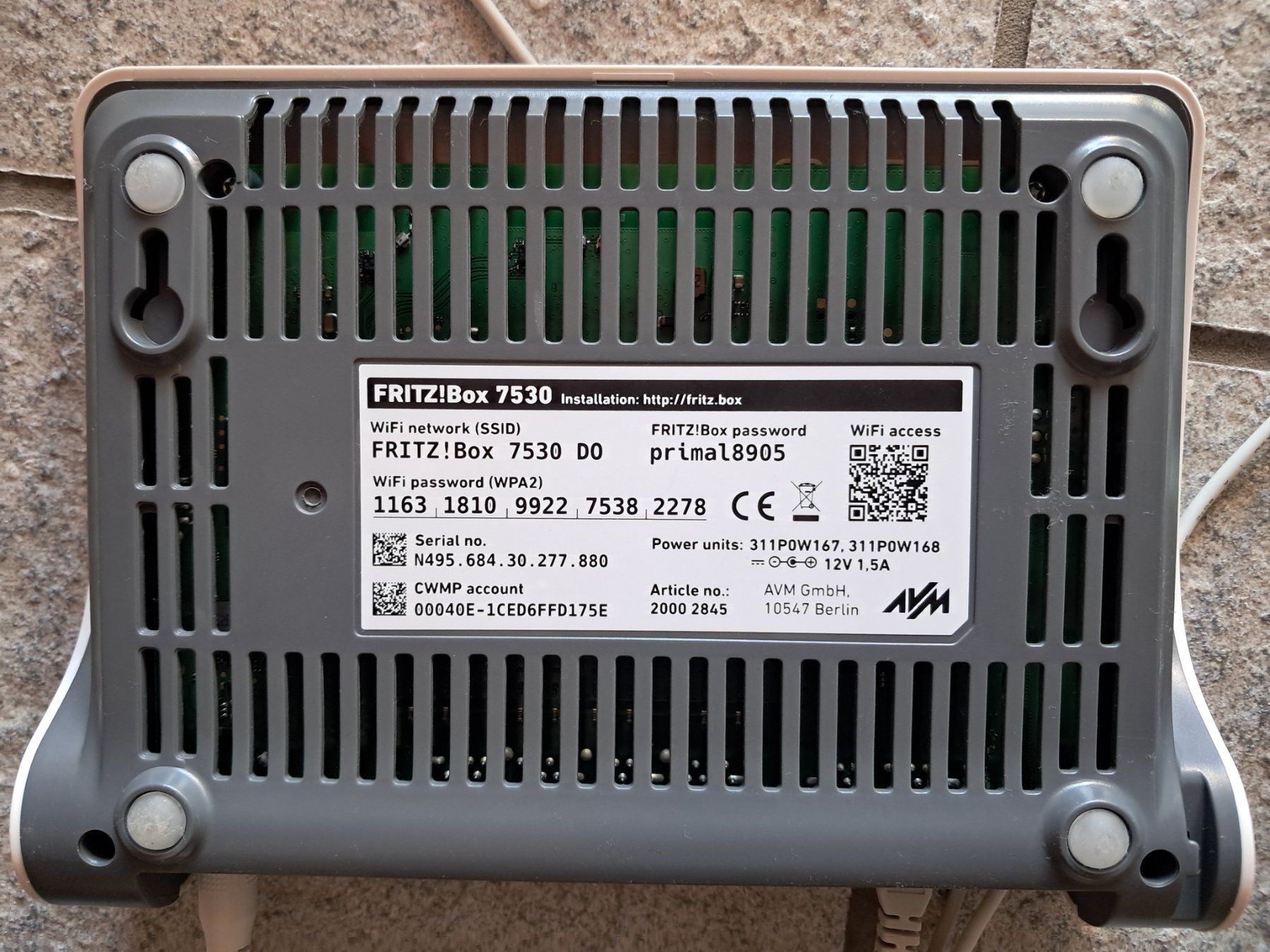 Fritz Modem & Router: FRITZ!Box 7350 (Fritzbox Router) – Usato da Hemberg venduto da Denali_77 2