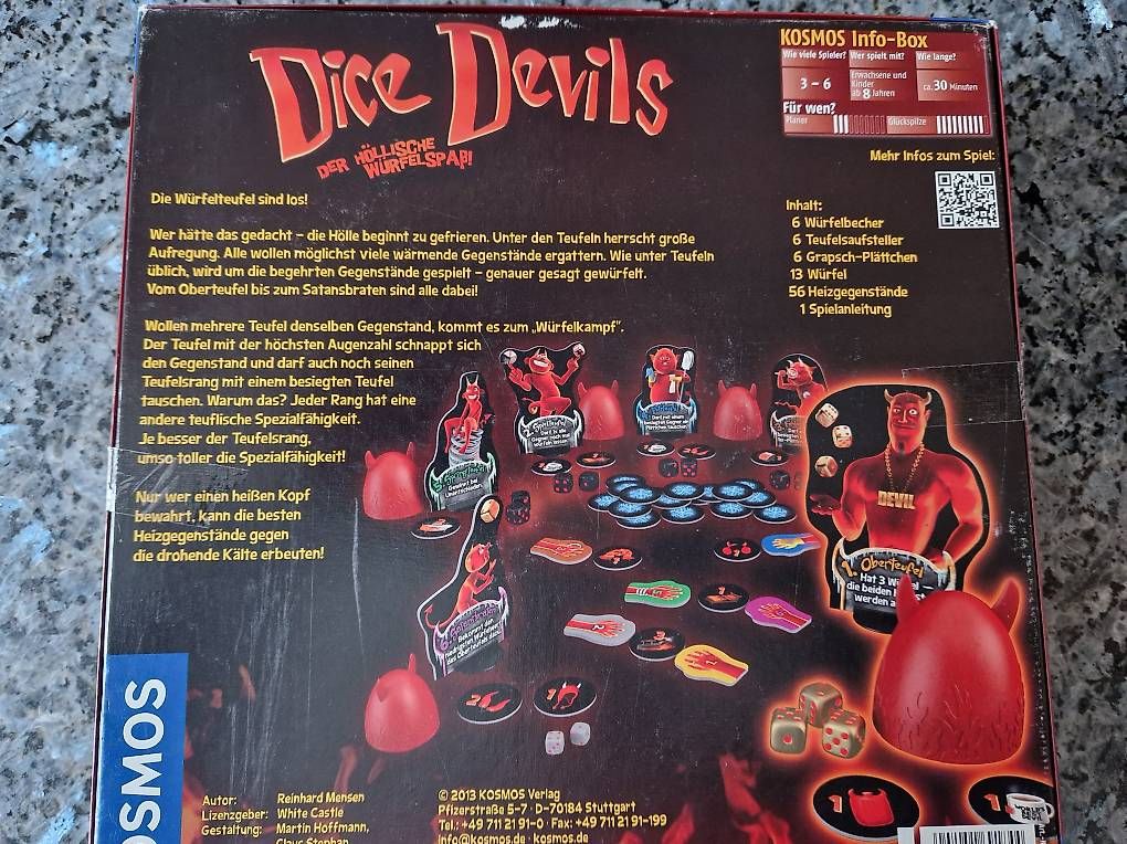 Giochi: Dice Devils von Reinhard Mensen – Usato da Basel venduto da storchenricardo 1