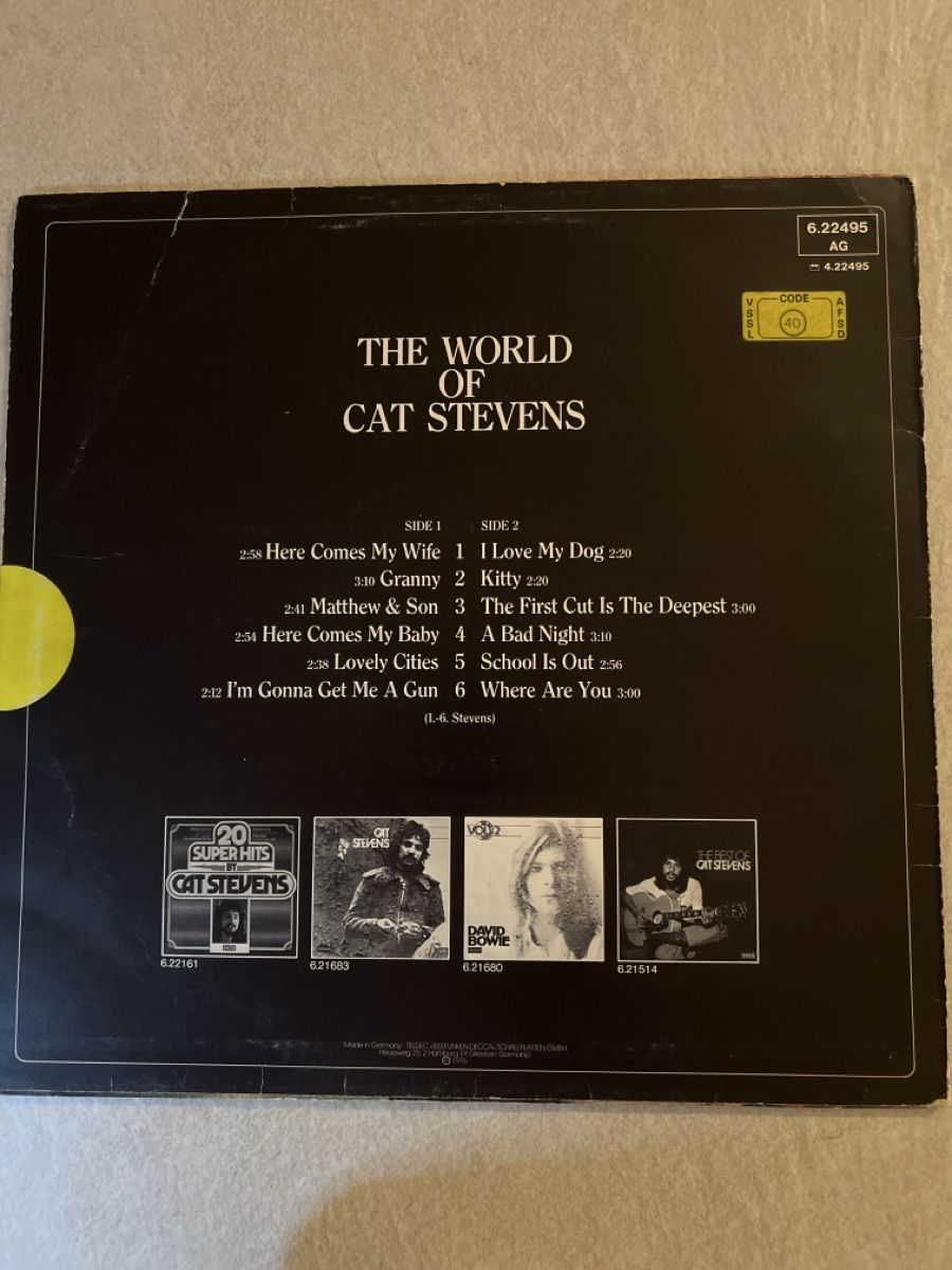 Dischi in vinile: 3 LPs: Simon & Garfunkel, Bob Dylan, Cat Stevens – Usato da Bolligen venduto da Solina12 5