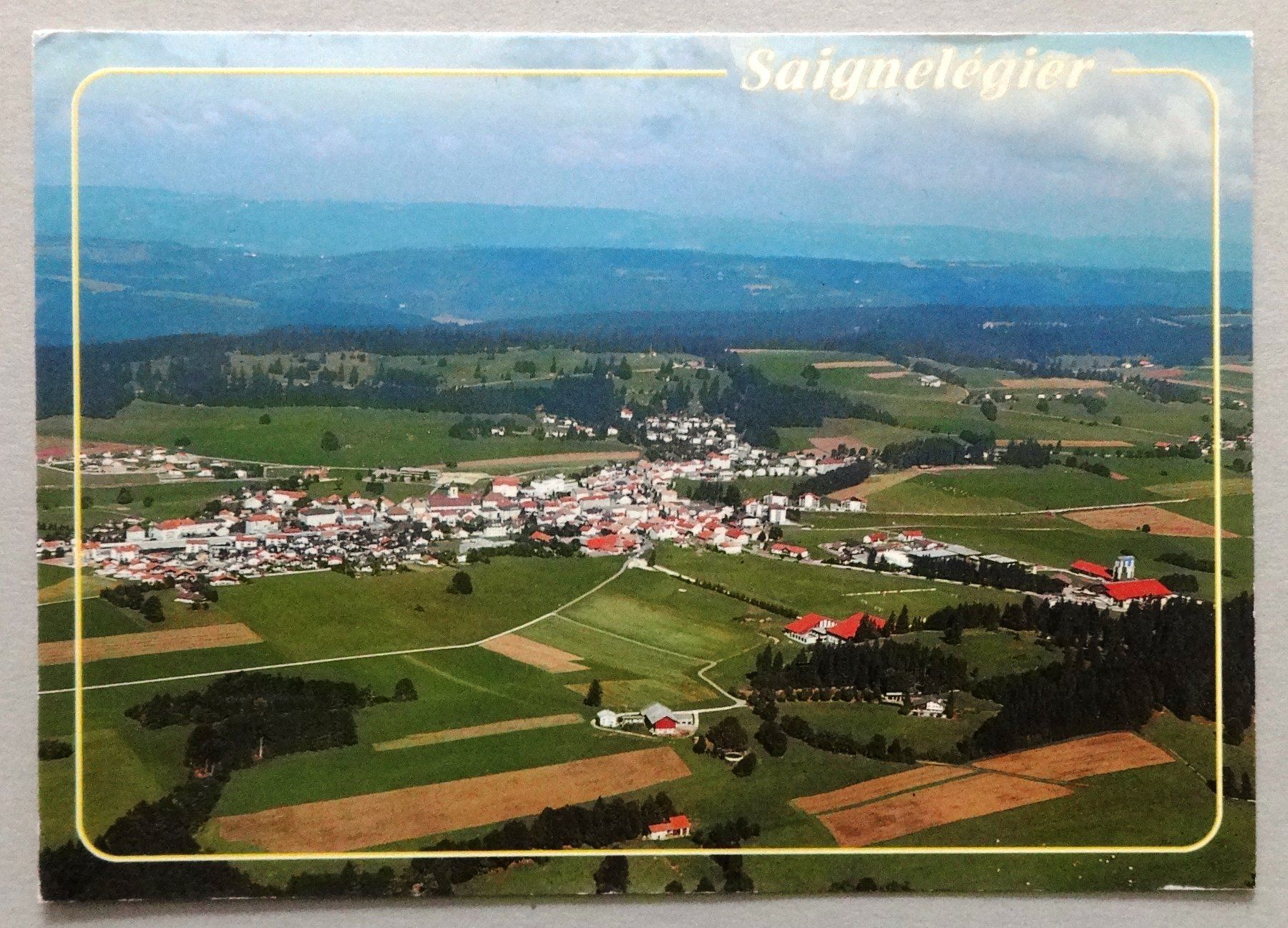 Ansichtskarten: Saignelégier – Defekt aus Fétigny von Billy2miny