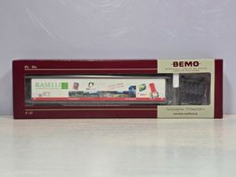 Bemo, 2288142, RhB, Schiebewandwagen, Raselli, Neu