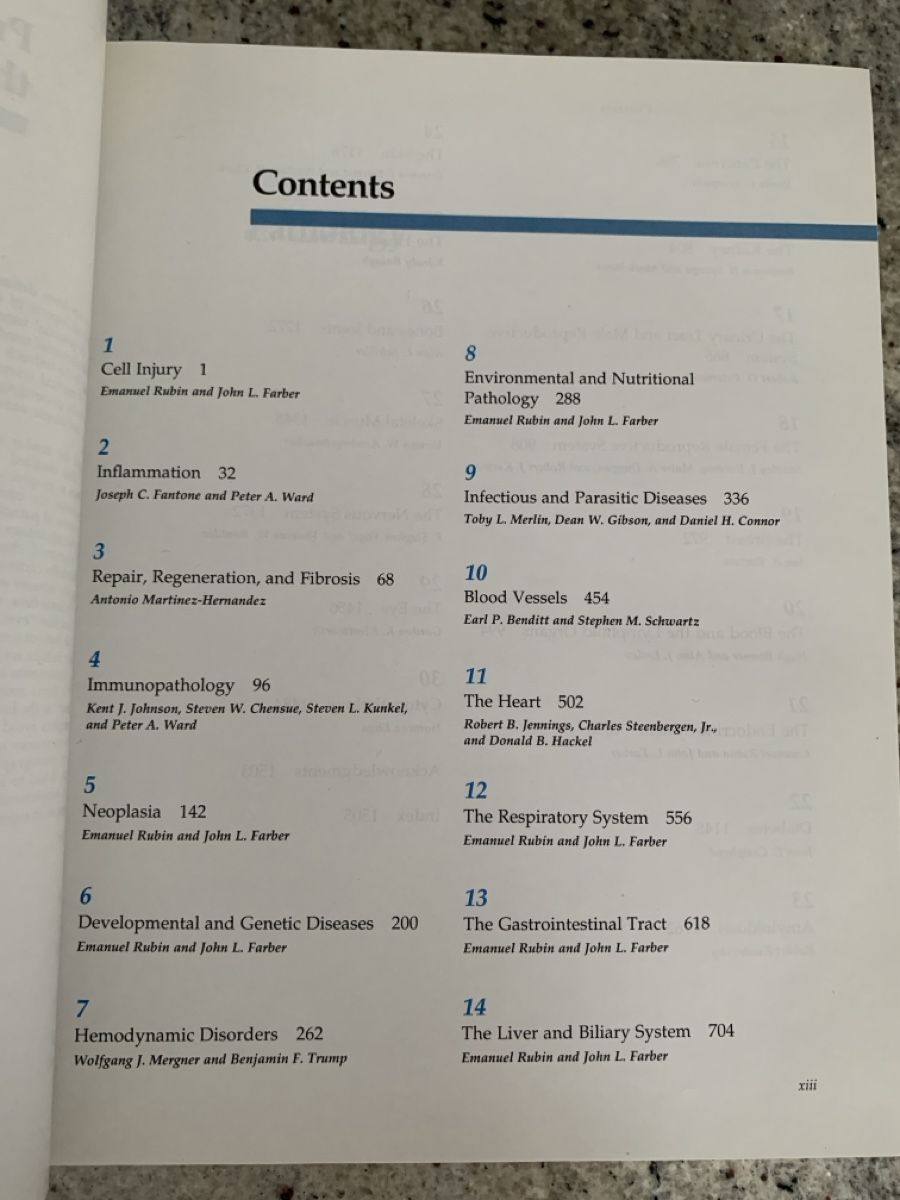 Libri: Pathology 2nd Edition Rubin & Farber Textbook – Usato da Genève venduto da sunsustains 2