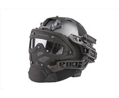 Modularer Outdoor- & Taktikhelm mit abnehmbarem Schutzteil
