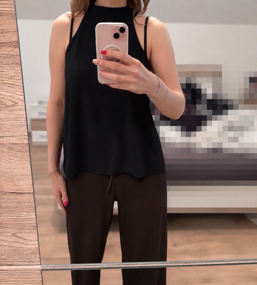 Top: Morgan Top, black, size 38 – Usato da Airolo venduto da Eli90A