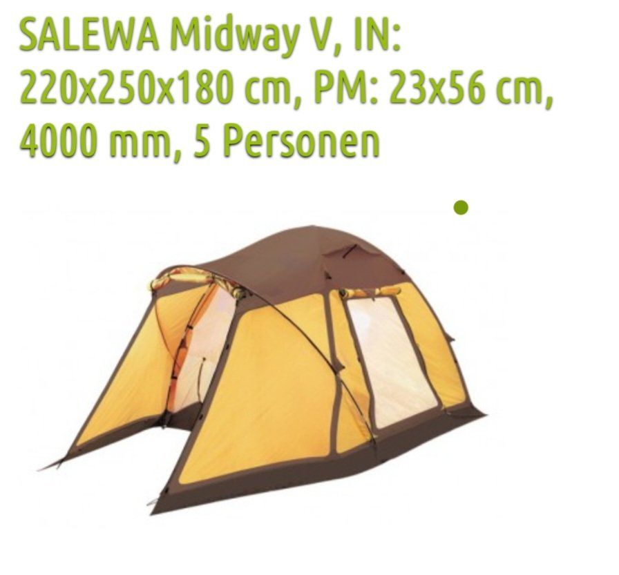 Salewa Tende : 4-5 Personen Zelt Salewa – Usato da Egliswil venduto da nor_fwl6