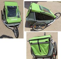 Croozer 3-in-1 Komplettpaket Veloanhänger für 2 Kinder