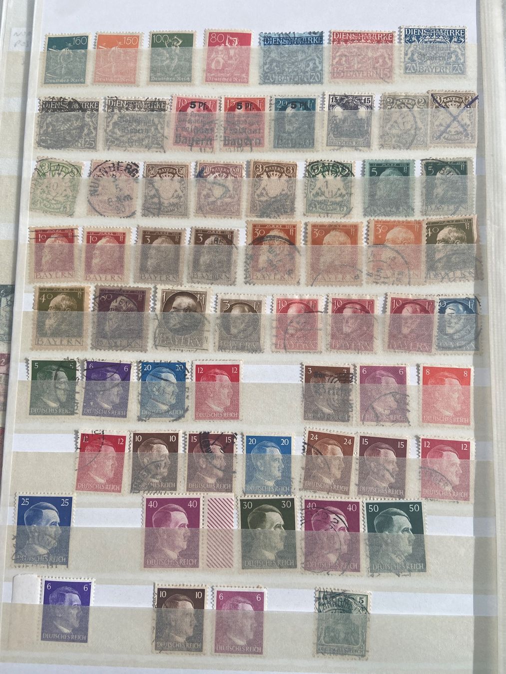 Tutti i francobolli: Stamp Collection Diverse Germany 6 pages – Usato da Collex venduto da RCXGJ