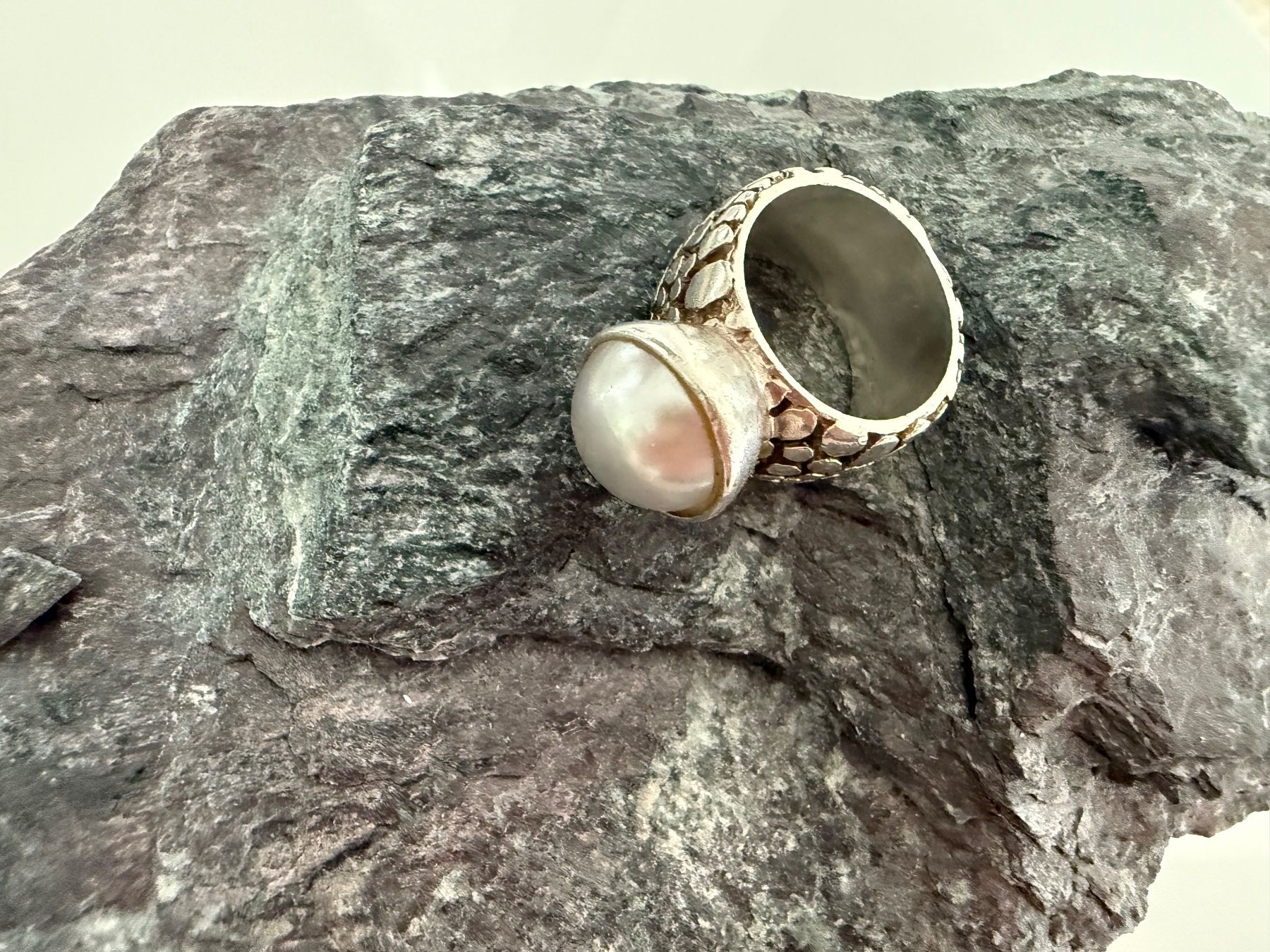 Ringe: Wunderschöner 925er Ring mit echter Perle – Gebraucht aus Oetwil an der Limmat von Prinzaessli123 1