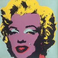 ANDY WARHOL " MARILYN MONROE - 1967 "     MEHRFARBENDRUCK