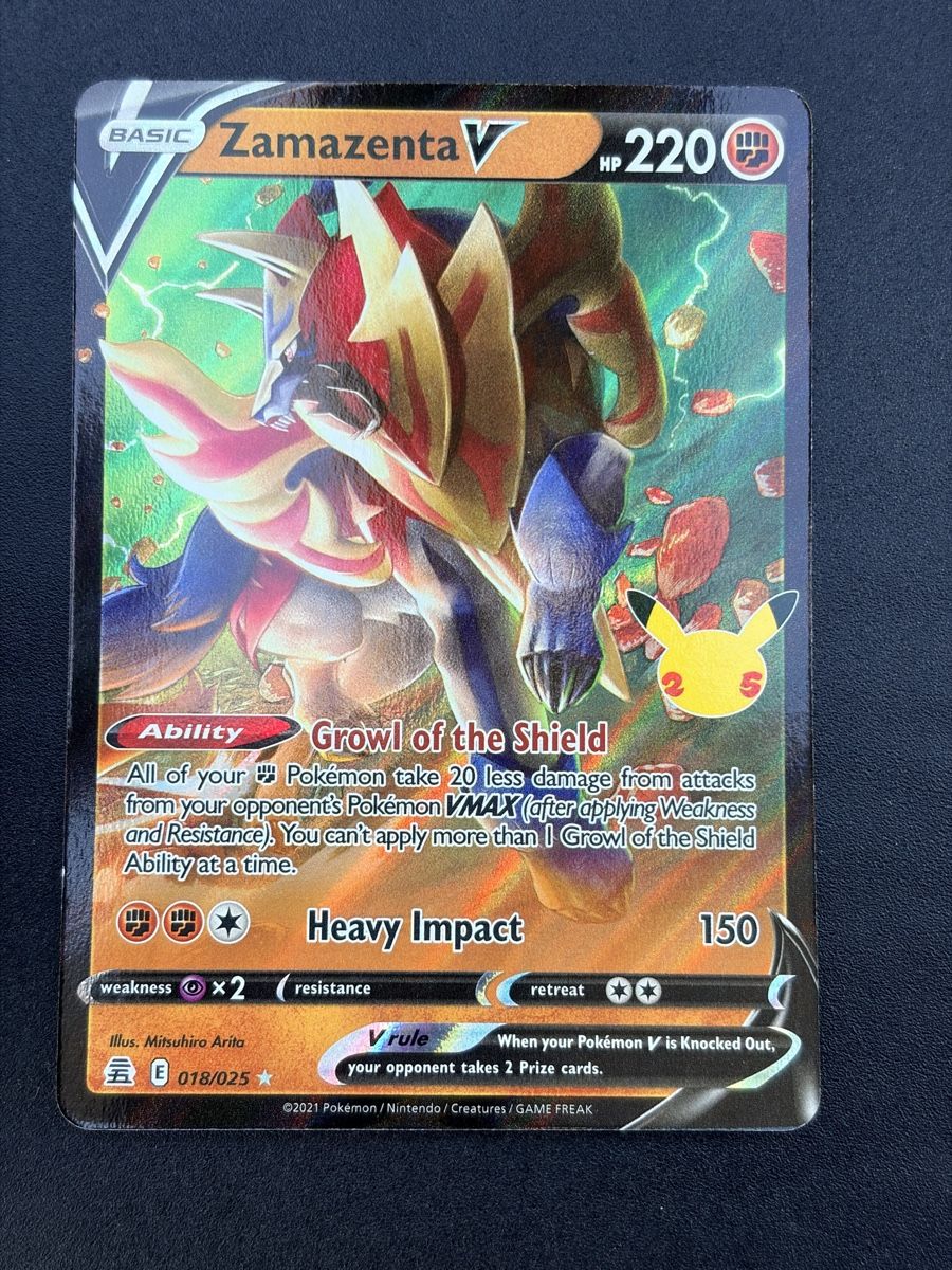 Cartoline: Zamazenta V - Sword & Shield - Ultra Rare - Mint Condition – Usato da Belmont-sur-Lausanne venduto da ste_8wjw