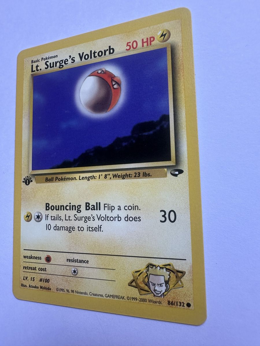 Lt. Surge‘s Voltorb 1st Edition - Gym Challenge - Ab 1.- CHF (Gebraucht ...