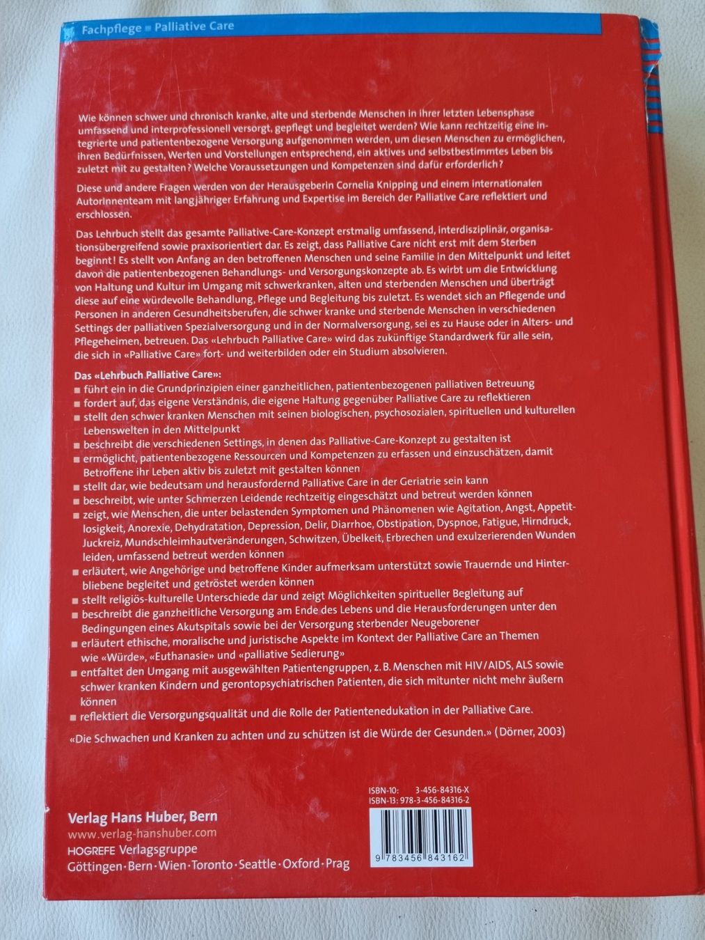 Bücher: Palliativ care lehrbuch – Gebraucht aus Schönenwerd von Chez_Mimi 1