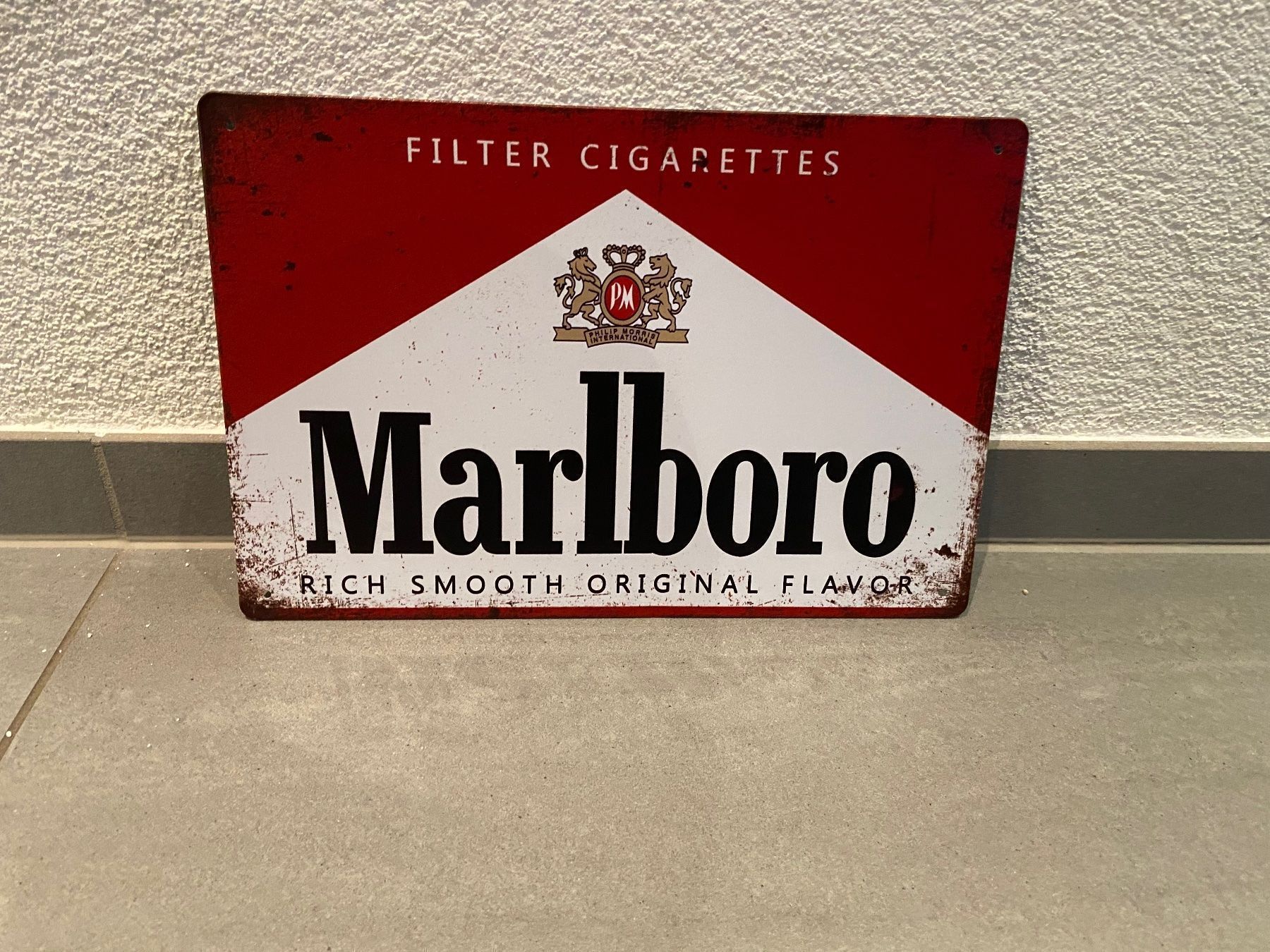 Insegne: METALL SCHILD MARLBORO  NEU EINGETROFFEN! – Nuovo e nell'imballaggio originale da Seon venduto da Aaargauer01 5