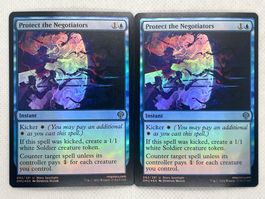 MTG Protect the Negotiators DMU 62 Englisch Uncommon Foil 2x