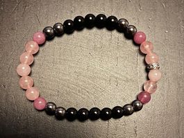 Armband mit Natursteinen ( one Size-mit Gummi)