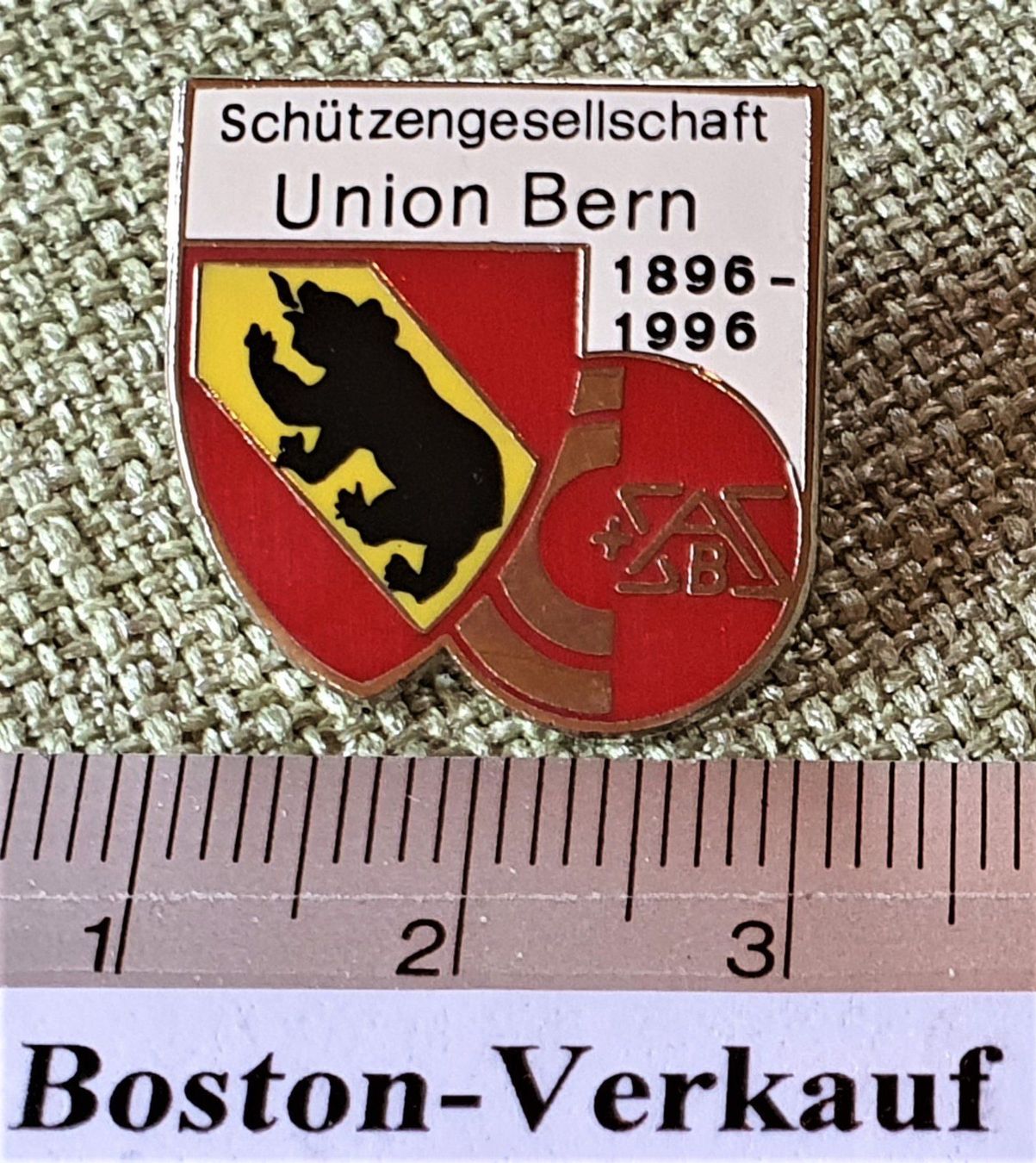 Spille: C710 - Pin Schützen Union Bern CC + SABS – Usato da Reinach BL venduto da Boston-Verkauf 1