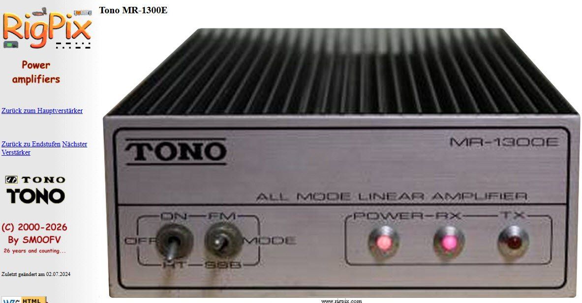 Radiocomunicazione: 2m Linearendstufe TONO MR-1300E – Usato da Rothrist venduto da Fsuser 2