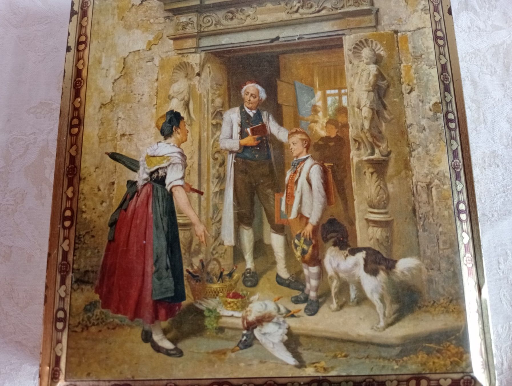 Barattoli: Vintage/ Antik Blechdose Goffret Importe de Belgique – Usato da Oberdorf BL venduto da Barocki888 2