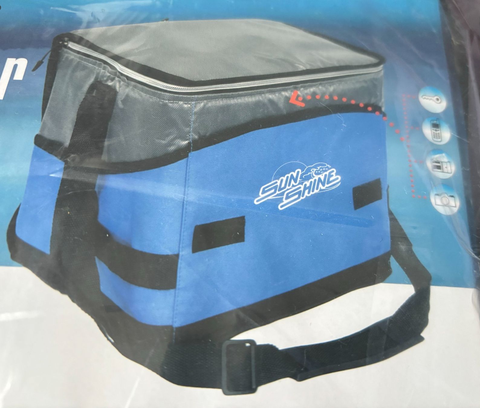 Kühlschränke & Kühlen: Kühltasche Sunshine 16 Lt. Blau / Silber – Neu und originalverpackt aus Dörflingen von  4