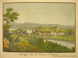 BRUGG, UMRISSRADIERUNG UM 1830