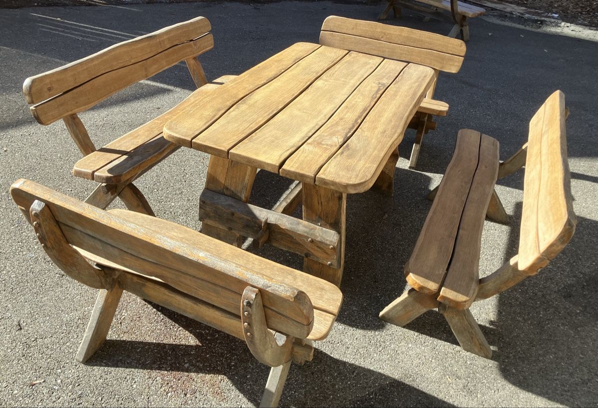 Set di tavolo e panche: Sitzgarnitur aus Eiche (5 Teilig) – Usato da Wetzikon ZH venduto da M.H88 3
