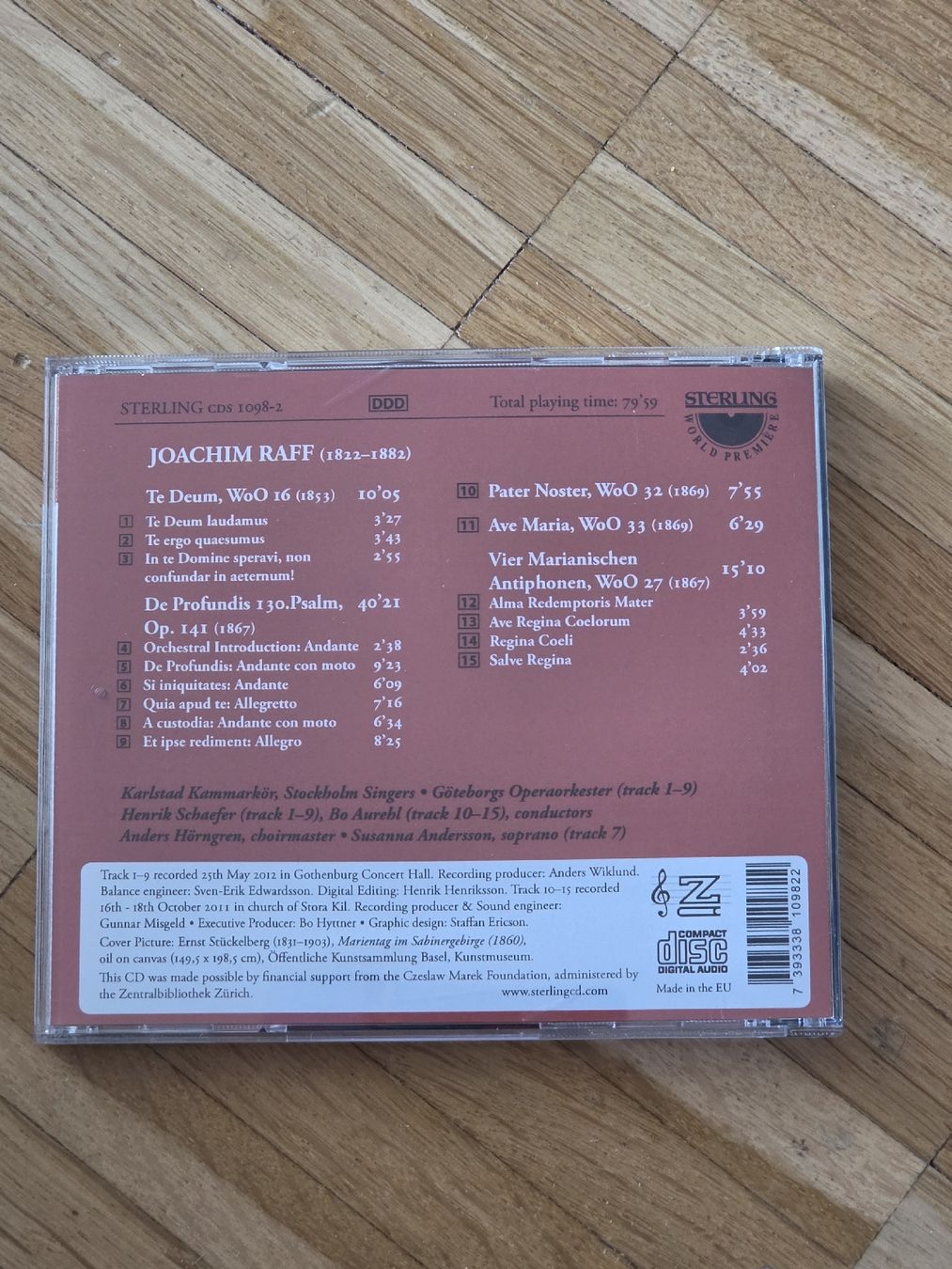 CD: CD: Joachim Raff: Te Deum  WoO  16, u.a. – Usato da Aesch BL venduto da immon 1